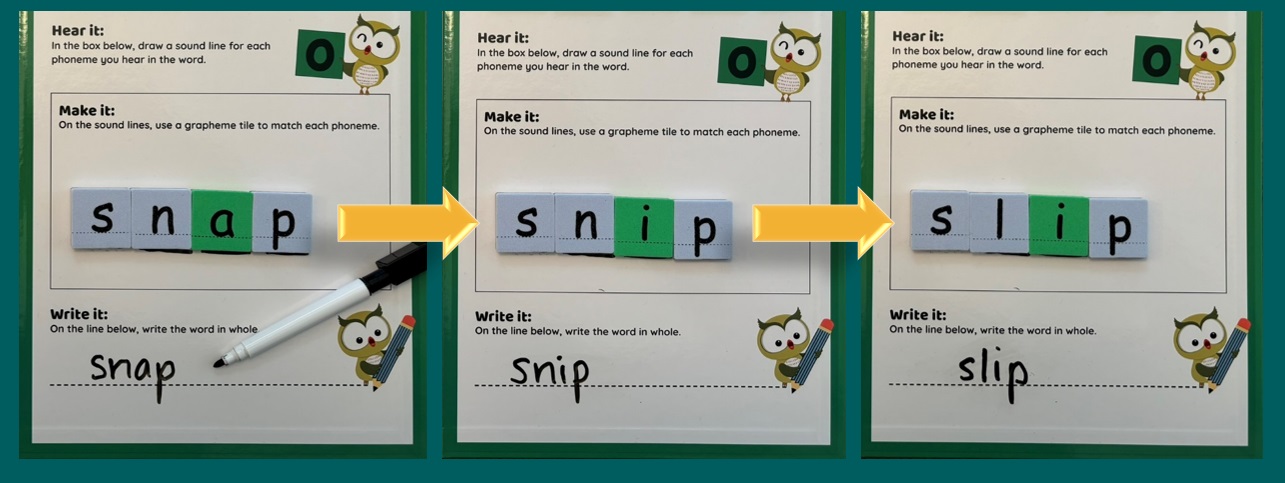 Powerful Vowels - Word Chains